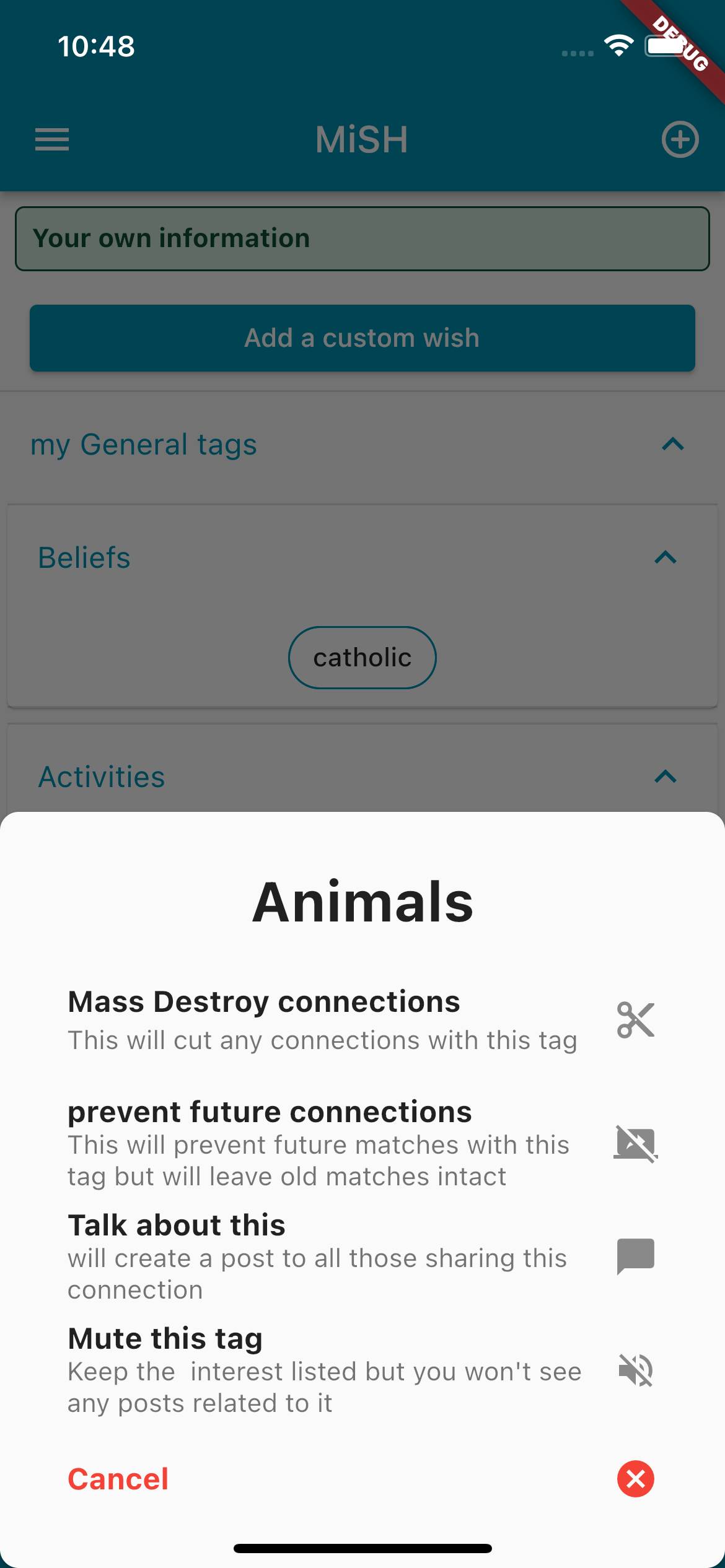 removing or muting tags